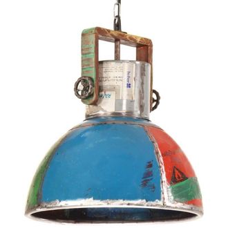 vidaXL Industrial Hanging Lamp 25 W Multicolour Round 40 cm E27 vidaXL