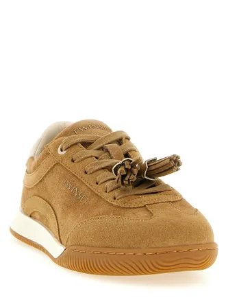 Twin-Set Suede with Tassels Sneaker - Camel