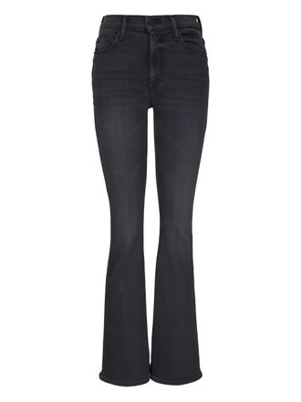 Mother belt-loops flared jeans - women - Cotton/Modal/Polyester/Elastane - 31 - Grey