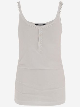 Jacquemus Baumwolloberteil mit halber Knopfleiste vorne