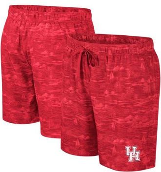 Colosseum Mens Colosseum Red Houston Cougars Ozark Swim Shorts at Nordstrom, Size Medium
