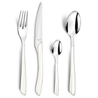 Amefa Cuberteria 24 Piezas Eclat Blanco Amefa
