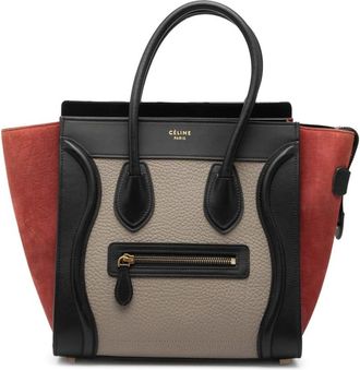 Celine Pre-owned Tote Bags, female, Multicolor, Size: ONE SIZE Pre-owned Leather Handbag
