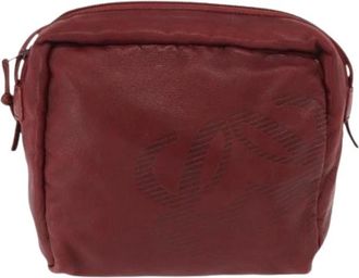 Loewe Pre-owned Leren Crossbodytas - Dames - Vintage Schoudertas - Rood - ONE Size - Leer - Vintage