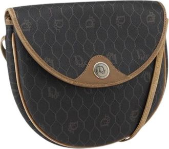 Dior Pre-owned Cross Body Bags, female, Black, Size: ONE SIZE Pre-owned Vintage Shoulder Bag