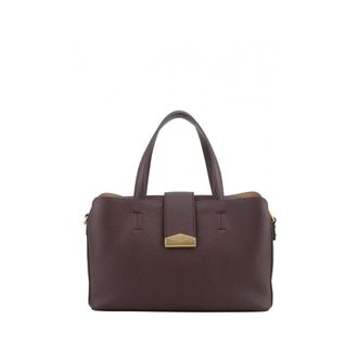 Pourchet Tassen, Dames, Rood, ONE Size, Leer, Cavalcade Handtas