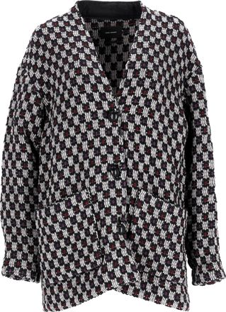 Isabel Marant Isabel Marant Dianeline-jas in zwarte wol