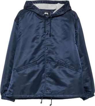 St&uuml;ssy Light Jackets, male, Blue, Size: XL Stussy Jackets Blue