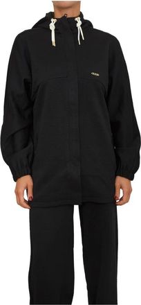 Guess Hoodies - Dames - Winterjassen - Zwart - S - Jassen