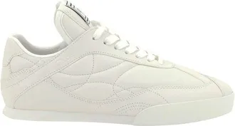 Chlo&eacute; White Calf Leather Bos Taurus Low Top Womens Sneakers