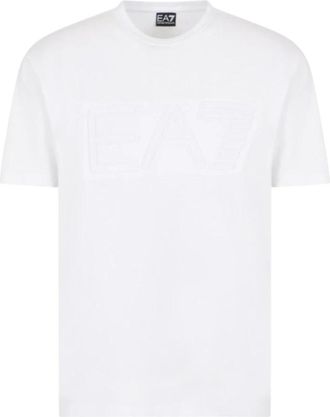 Emporio Armani T-shirt - Heren - T-shirts - Wit - 2XL - Tops