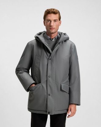 Boss Orange by Hugo Boss Mens Osiass Jacket in Grey - Size EU 50 (Mens)