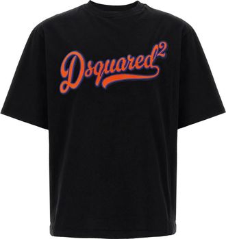 Dsquared2 T-Shirts - Heren - T-shirts - Zwart - L - Katoen - Tops