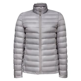 SOLS Womens/Ladies Wilson Lightweight Padded Jacket (Metal Grey) - Size X-Large
