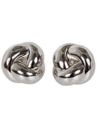 Self Portrait Earrings Metallic Knot Earrings