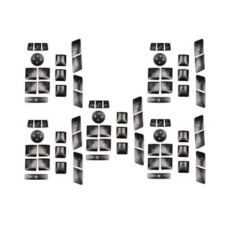 OEM 80 Botones De Cubierta De Cristal De Ventana Con Bloqueo De Memoria Para Asientos De Puerta De Coche Cla/gla