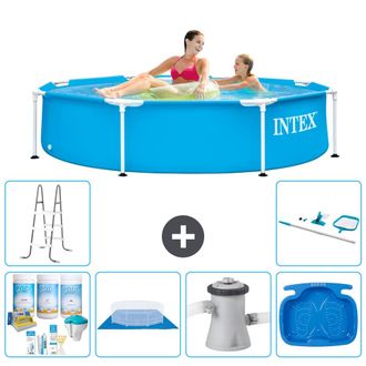 Intex Piscina Con Estructura Redonda - 244x51 Cm - 7-piezas S20991