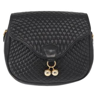 Bally Pre-owned Vintage Schoudertas - Dames - Pre-owned - Zwart - Maat: ONE Size Leer