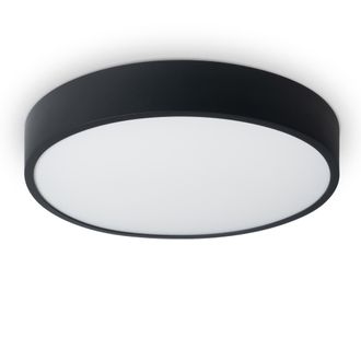 Paco Home Paco Home - L&aacute;mpara Led Plaf&oacute;n Deco Sal&oacute;n Dormitorio Comedor Despacho Moderno Negro 2, &Oslash;40cm