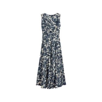 Max Mara Midi Dresses, female, Blue, Size: L Midi Dresses