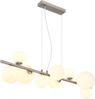 Globo Lighting L&aacute;mpara Colgante - Riha - N&iacute;quel - Vidrio Metal - Gran - Globo