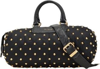 Givenchy Pre-owned Handbags, female, Black, Size: ONE SIZE Pre-owned Nylon Handbag