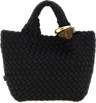 Naghedi Tassen, Dames, Zwart, ONE Size, Leer, St. Barths Mini Handtas