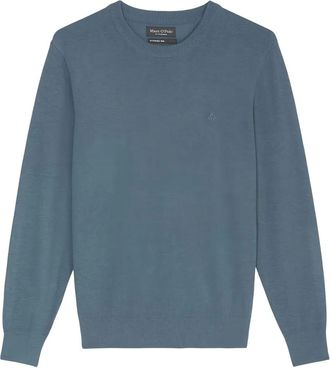 Marc O'Polo Trui met ronde hals - Blauw