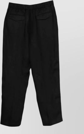 Lardini linen regular-fit trousers