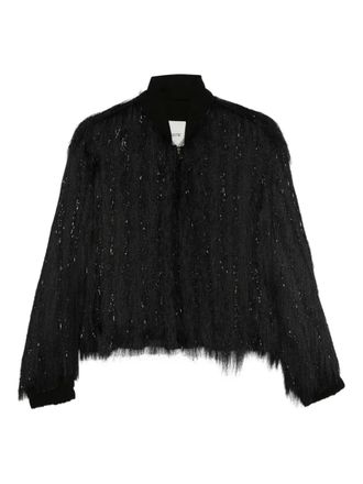 Rame fringed jacket - Black