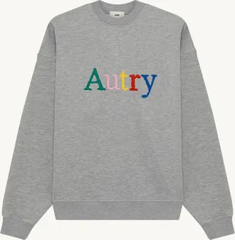 Autry FELPA CON LOGO MULTICOLORE UNISEX