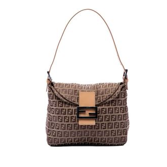 Fendi Pre-owned Fendi Zucchino Canvas Double Flap Mamma Ladies UQYPY1S1YU6MNSPS