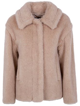 Max Mara Mxmtritone Single Breasted Short Classic Coat