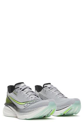 Saucony Endorphin Azura Running Shoe in Silver/Black at Nordstrom, Size 11.5