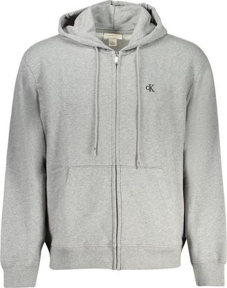 Calvin Klein Grigio Katoenen Heren Sweatshirt