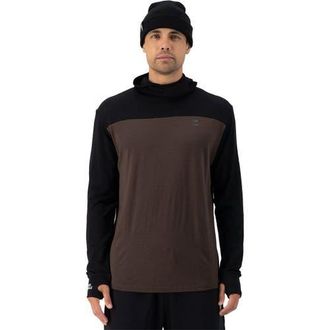 Mons Royale Yotei Powder Hoodie - Mens in Cedar/black at Nordstrom, Size Small