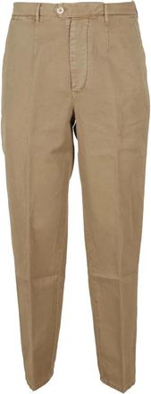 TELA GENOVA Duilio Broek - Heren - Chinos - Bruin - W35 - Broeken
