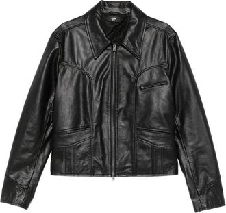 Amiri Leather Western-yoke Jacket