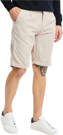 Myths Korte Broeken, Heren, Beige, S, Katoen, Bermuda Shorts