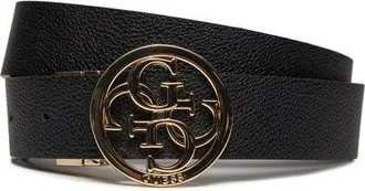 Guess Womens Belt Coal Logo Polyester Accessories