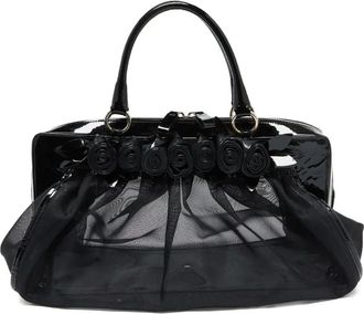 Valentino Garavani Borsa tote Petale Rose - Nero