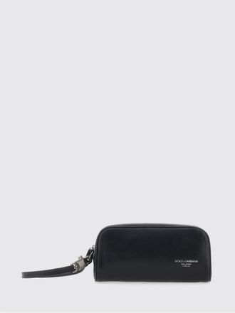 Dolce & Gabbana Beauty case da viaggio in pelle di vitello con logo