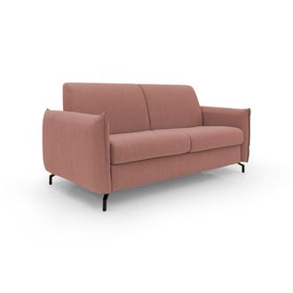 Divani.Store Divani.store - Scarlet Sof&aacute; Cama Convertible En Tejido Mixto De Algod&oacute;n Impermeable 195 Cm (mat.140x197) Salm&oacute;n