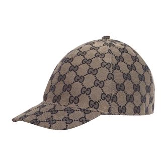 Gucci Baseball Cap - unisex - Accessoires - Bruin - Maat: L Katoen