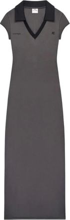 Courr&egrave;ges Mujer, Vestidos, Gris, Talla: M