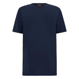 Slowear T-Shirts, male, Blue, Size: 2XL Slim-fit IceCotton T-Shirt