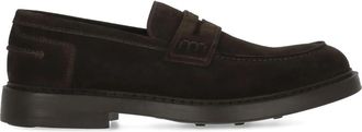 Doucal's Suede Blake-stitched Loafers