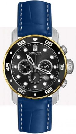 Invicta Pro Diver Chronograph GMT Quartz Black Dial Mens Watch 49831