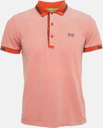 HUGO BOSS Boss By Hugo Boss Orange Cotton Paule 4 Polo T-Shirt