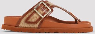 Birkenstock Birkenstock 1744 Gizeh Frames Raffia-sandalen